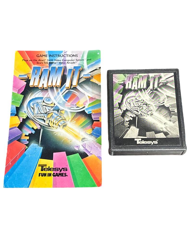 Ram It - Atari 2600, Original Label NTSC RARE!!