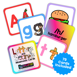 TKS Letters and Sounds Mnemonic Cards Set (ONLINE ORDER ONLY)