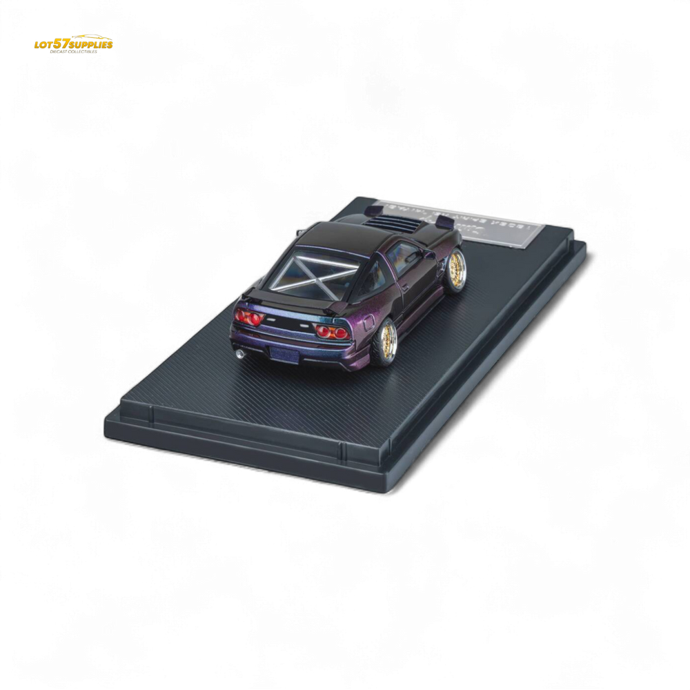 MicroTurbo Custom 180SX Spirit Rei - Purple Chameleon GMHS 2025 Special Edition 1:64 (ONLINE ORDER ONLY)