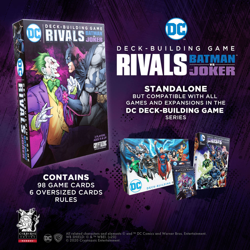 DC Deck-Building Game: Rivals — Batman vs. The Joker (ONLINE ORDER ONLY)