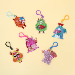 Adorable Keychains Diamond Art Kit – Monsters (Set of 15) (ONLINE ORDER ONLY)
