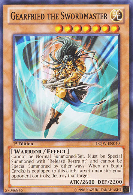 Gearfried the Swordmaster [LCJW-EN040] Common (ONLINE ORDER ONLY)