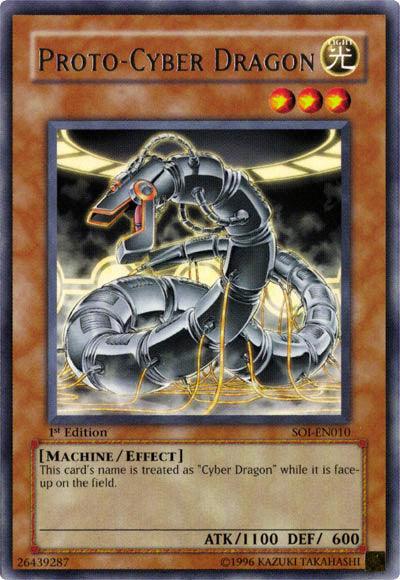 Proto-Cyber Dragon [SOI-EN010] Rare (ONLINE ORDER ONLY)