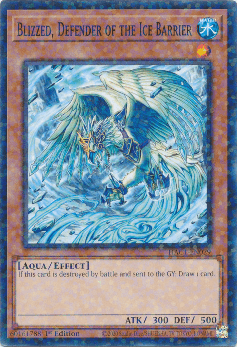 Blizzed, Defender of the Ice Barrier (Duel Terminal) [HAC1-EN029] Common (ONLINE ORDER ONLY)