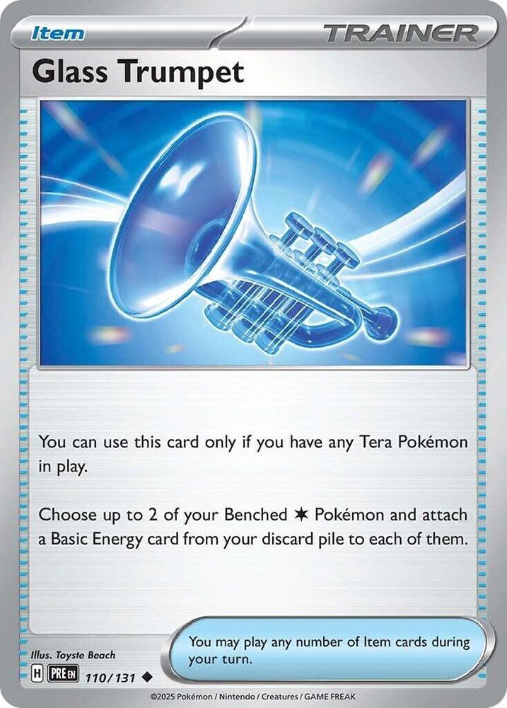 Glass Trumpet (110/131) [Scarlet & Violet: Prismatic Evolutions] (Online Only)