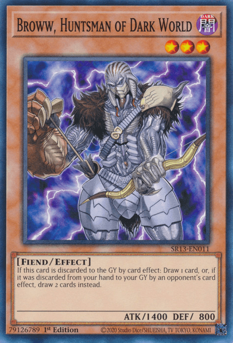 Broww, Huntsman of Dark World [SR13-EN011] Common (ONLINE ORDER ONLY)