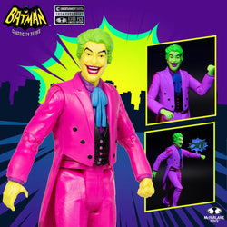 DC Retro The Joker Batman: Classic TV Series Black Light Gold Label 6-Inch Action Figure - Entertainment Earth Exclusive (Online Order Only)