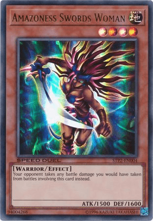 Amazoness Swords Woman [STP2-EN004] Ultra Rare (ONLINE ORDER ONLY)