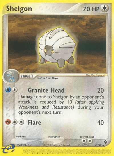 Shelgon (42/97) [EX: Dragon] (Online Only)