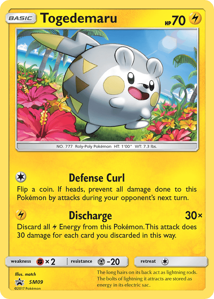 Togedemaru (SM09) [Sun & Moon: Black Star Promos] (Online Only)