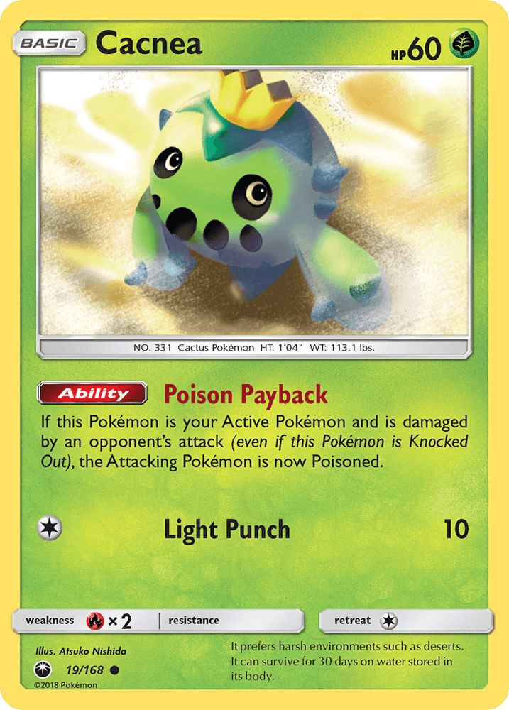 Cacnea (19/168) [Sun & Moon: Celestial Storm] (Online Only)