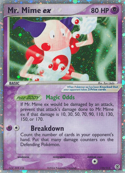 Mr. Mime ex (110/112) [EX: FireRed & LeafGreen] (Online Only)