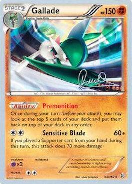 Gallade (84/162) (Infinite Force - Diego Cassiraga) [World Championships 2017] (Online Only)