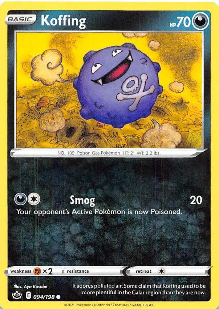 Koffing (094/198) [Sword & Shield: Chilling Reign] (Online Only)