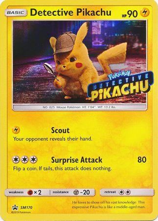 Detective Pikachu (SM170) (Detective Pikachu Stamped) [Sun & Moon: Black Star Promos] (Online Only)