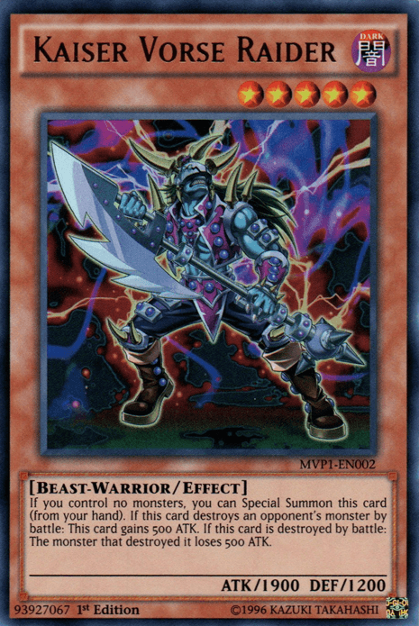 Kaiser Vorse Raider [MVP1-EN002] Ultra Rare (ONLINE ORDER ONLY)