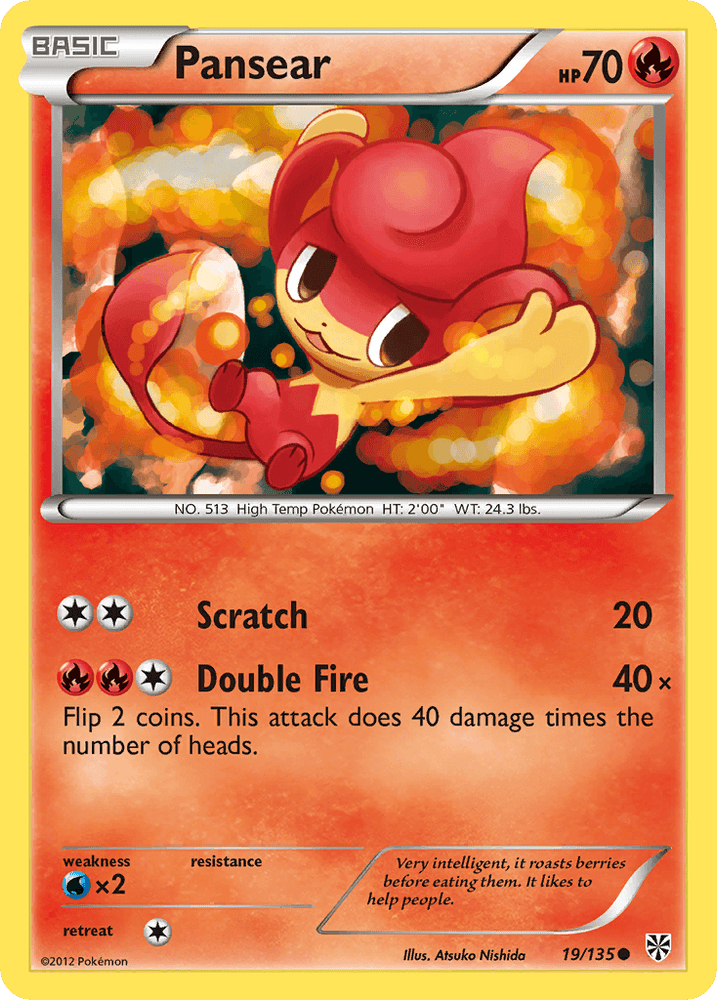 Pansear (19/135) [Black & White: Plasma Storm] (Online Only)