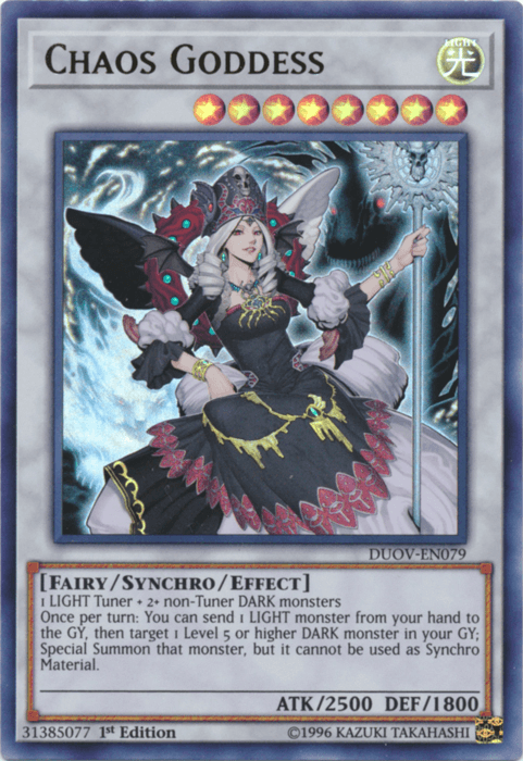 Chaos Goddess [DUOV-EN079] Ultra Rare (ONLINE ORDER ONLY)