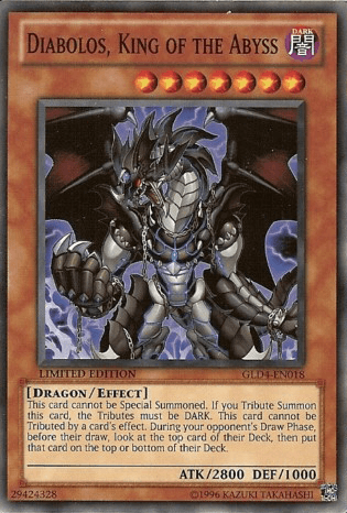 Diabolos, King of the Abyss [GLD4-EN018] Common (ONLINE ORDER ONLY)