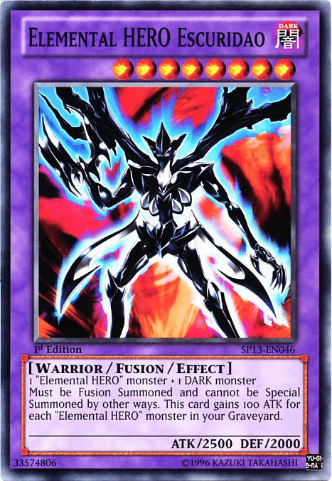 Elemental Hero Escuridao [SP13-EN046] Common (ONLINE ORDER ONLY)