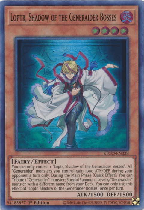 Loptr, Shadow of the Generaider Bosses [ETCO-EN028] Ultra Rare (ONLINE ORDER ONLY)