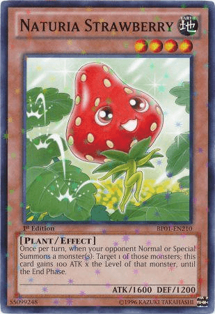 Naturia Strawberry [BP01-EN210] Starfoil Rare (ONLINE ORDER ONLY)