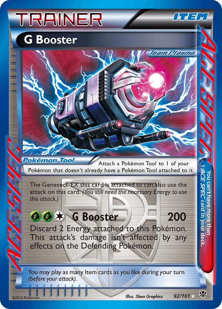 G Booster (92/101) [Black & White: Plasma Blast] (Online Only)