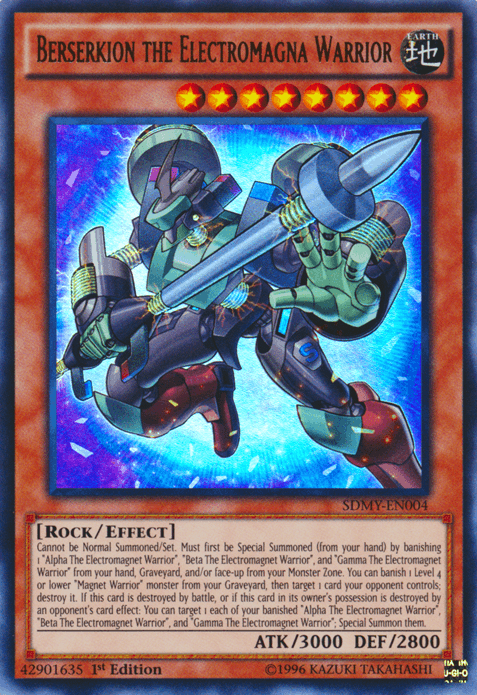 Berserkion the Electromagna Warrior [SDMY-EN004] Ultra Rare (ONLINE ORDER ONLY)