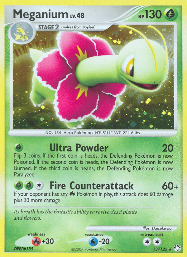 Meganium (13/123) [Diamond & Pearl: Mysterious Treasures] (Online Only)