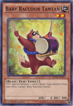 Baby Raccoon Tantan [MP14-EN137] Common (ONLINE ORDER ONLY)