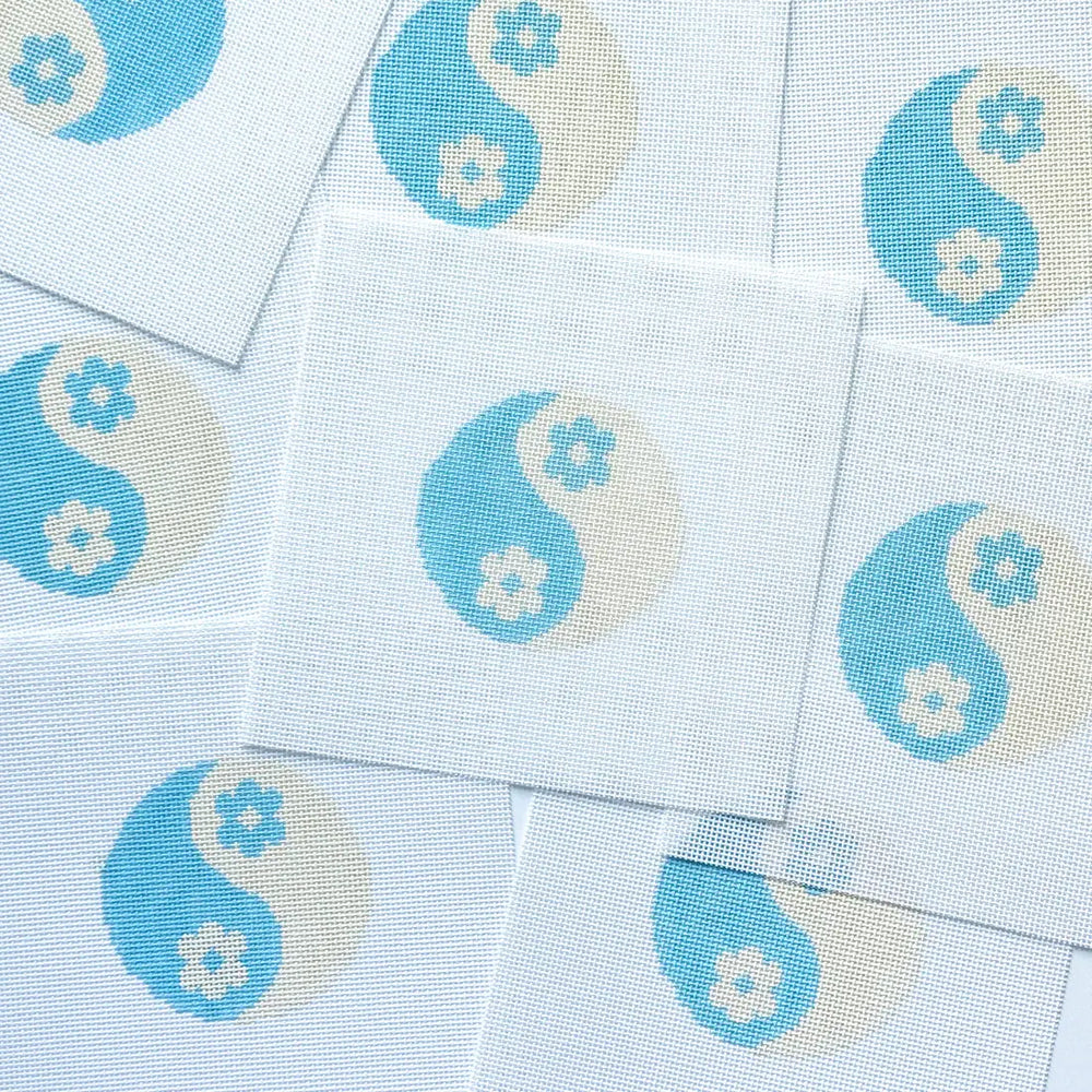 Cotswold Co Designs - Yin Yang Flower Needlepoint Ornament Canvas, Needlepoint (ONLINE ORDER ONLY)