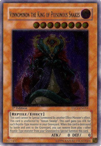 Vennominon the King of Poisonous Snakes [TAEV-EN014] Ultimate Rare (ONLINE ORDER ONLY)