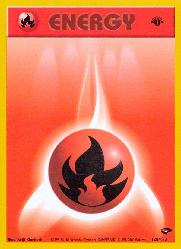 Fire Energy (128/132) [Gym Challenge 1st Edition] (Online Only)