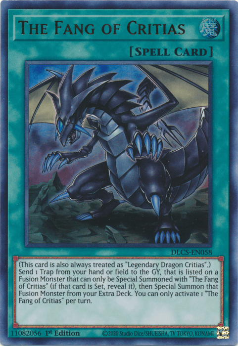 The Fang of Critias [DLCS-EN058] Ultra Rare (ONLINE ORDER ONLY)