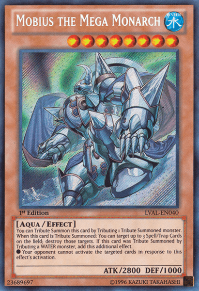 Mobius the Mega Monarch [LVAL-EN040] Secret Rare (ONLINE ORDER ONLY)