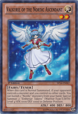 Valkyrie of the Nordic Ascendant [SP14-EN047] Starfoil Rare (ONLINE ORDER ONLY)