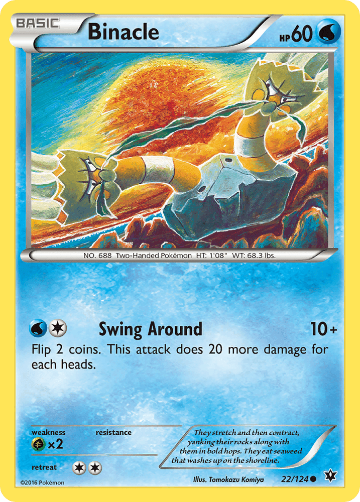 Binacle (22/124) [XY: Fates Collide] (Online Only)