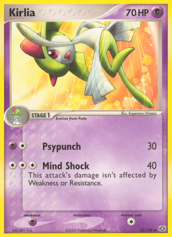 Kirlia (33/106) [EX: Emerald] (Online Only)