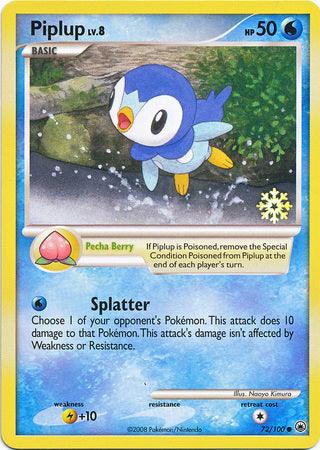 Piplup (72/100) [Countdown Calendar Promos] (Online Only)