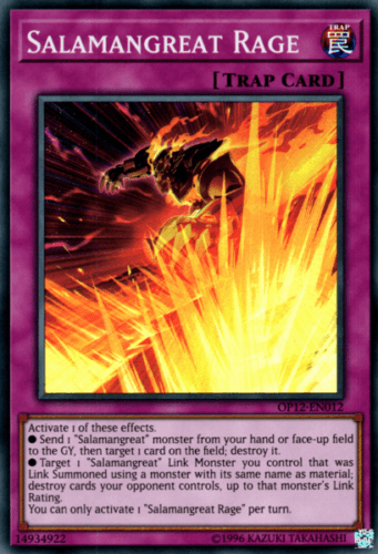 Salamangreat Rage [OP12-EN012] Super Rare (ONLINE ORDER ONLY)