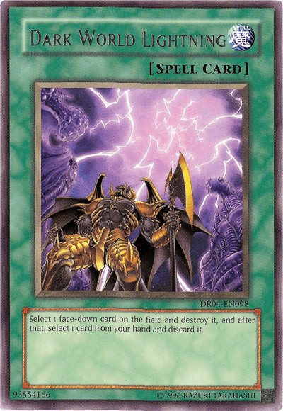 Dark World Lightning [DR04-EN098] Rare (ONLINE ORDER ONLY)