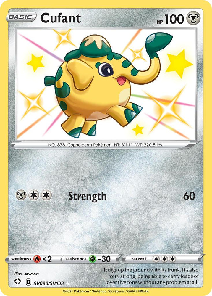 Cufant (SV090/SV122) [Sword & Shield: Shining Fates] (Online Only)