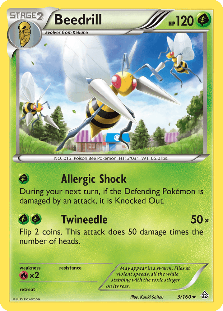 Beedrill (3/160) [XY: Primal Clash] (Online Only)