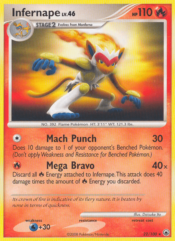 Infernape (22/100) [Diamond & Pearl: Majestic Dawn] (Online Only)