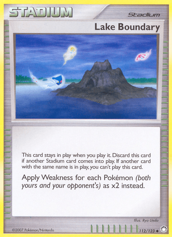 Lake Boundary (112/123) [Diamond & Pearl: Mysterious Treasures] (Online Only)