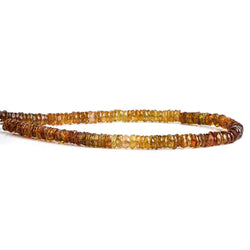 5mm Brown Multi-tonal Tourmaline Faceted Heshi (ONLINE ORDER ONLY)