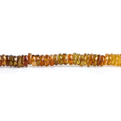 5mm Brown Multi-tonal Tourmaline Faceted Heshi (ONLINE ORDER ONLY)