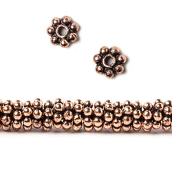 5mm Daisy Spacer Beads 8 inch 128 pieces (ONLINE ORDER ONLY)