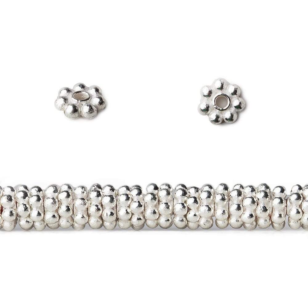 5mm Daisy Spacer Beads 8 inch 128 pieces (ONLINE ORDER ONLY)