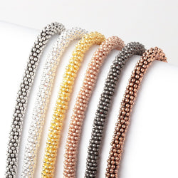 5mm Daisy Spacer Beads 8 inch 128 pieces (ONLINE ORDER ONLY)